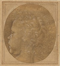 Head of a Child [recto], c. 1490. Creator: Fra Bartolomeo.