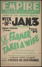 The Farmer Takes a Wife, Salem, MA, 1938. Creator: Unknown.
