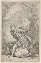Jason and the Dragon, c. 1663/1664. Creator: Salvator Rosa.
