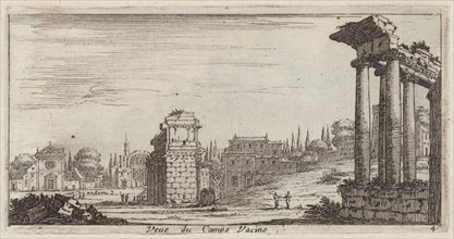 Veüe du Campo Vacine, 1640-1660. Creator: Israel Silvestre.