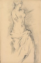 Study of "Venus de Milo", 1881/1884. Creator: Paul Cezanne.