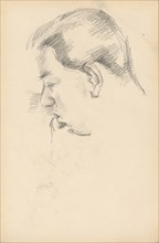 Head of the Artist's Son, 1888/1889. Creator: Paul Cezanne.