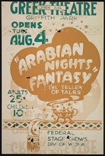 Arabian Nights Fantasy, Los Angeles, 1936. Creator: Unknown.