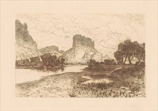 Green River, Wyoming Territory, 1886. Creator: Thomas Moran.
