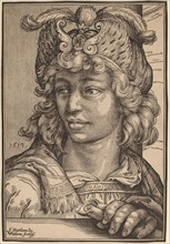 Bust of a Young Man, 1613. Creator: Christoffel van Sichem I.
