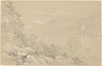 North from Storm King, 1850s. Creator: John William Casilear.