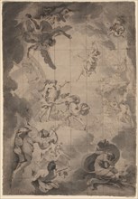 Studies of Aurora and Apollo, 1794. Creator: Pietro Fancelli.