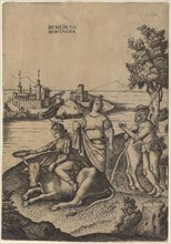 The Rape of Europa, c. 1515/1520. Creator: Benedetto Montagna.