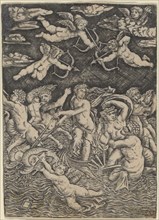 The Triumph of Galatea, c. 1520. Creator: Peregrino da Cesena.