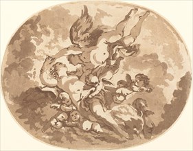 Eros and Psyche, 1766. Creator: Jean Claude Richard Saint-Non.