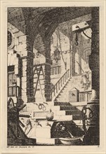 Fantasy of an Antique Prison, 1770/1780. Creator: Karl Schutz.