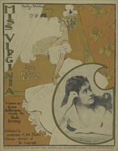'Miss Virginia', 1899. Creators: Penrhyn Stanlaws, Bob Irving.