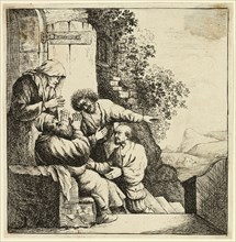 Joseph's Coat Brought to Jacob, 18th c. Creator: David Deuchar.
