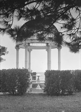 Edge, Charles N., garden, 1932 or 1933. Creator: Arnold Genthe.