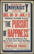 The Pursuit of Happiness, Syracuse, NY, 1936. Creator: Unknown.