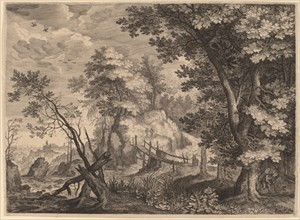 Woodland Scene, probably c. 1609. Creator: Aegidius Sadeler II.