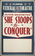 She Stoops to Conquer, Jacksonville, FL, 1938. Creator: Unknown.