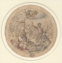 Allegory on the Turkish Wars, c. 1600. Creator: Hans von Aachen.