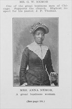 Mrs. Anna Nemor; A great business woman, 1907. Creator: Unknown.