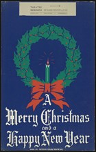 A Merry Christmas and a Happy New Year, [193-]. Creator: Unknown.