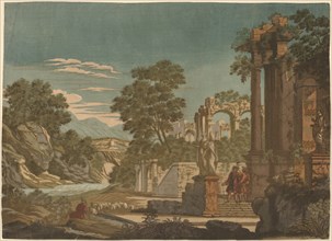 Ulysses and Polyphemus, 1701-1780. Creator: John Baptist Jackson.