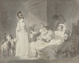 Visit to the Nurse, c. 1780/1790. Creator: Jean-Honore Fragonard.