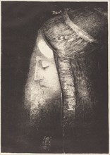 Profil de lumiere (Profile of light), 1886. Creator: Odilon Redon.