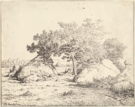 Le Cerisier de la Plante a Biau, 1855. Creator: Theodore Rousseau.