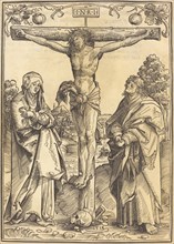 Christ on the Cross with Mary and John, 1514. Creator: Wolf Traut.