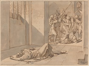 The Assassination of King Wenzel III. Creator: Joseph von Fuhrich.