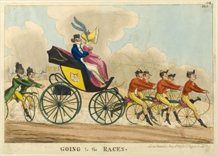 Going to the Races, published May 14, 1819. Creator: William Heath.