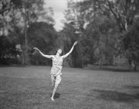 Elizabeth Duncan dancers and children, 1920 Creator: Arnold Genthe.