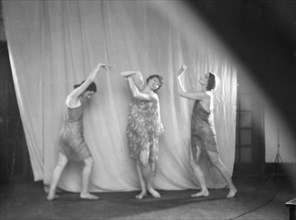 Elizabeth Duncan dancers and children, 1932 Creator: Arnold Genthe.