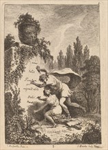 Nella Venuta in Roma: pl. 1, 1764. Creator: Franz Edmund Weirotter.