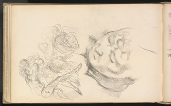 Studies Including Madame Cézanne, 1884/1887. Creator: Paul Cezanne.