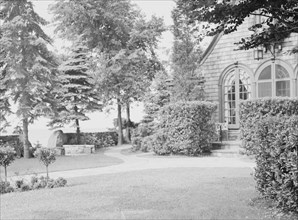 Edge, Charles N., residence and garden, 1933 Creator: Arnold Genthe.