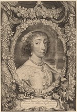 Henrietta Maria, Queen of England, 1650?. Creator: Jonas Suyderhoef.