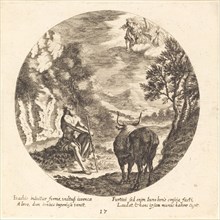 Jupiter Changing Io to a Cow, 1665. Creator: Georg Andreas Wolfgang.