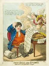 John Bull at His Studies, published March 13, 1799. Creator: Unknown.