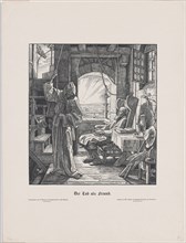 Der Tod als Freund (Death as a Friend), 1851. Creator: Alfred Rethel.