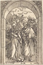 Mater Dolorosa and Saint Joseph. Creator: Hans Schäufelein the Elder.