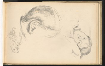 Three Heads, One of Madame Cézanne, 1882/1885. Creator: Paul Cezanne.