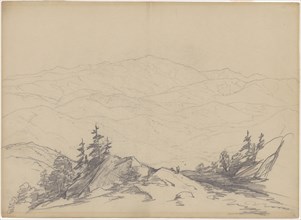 Mountain Landscape, late 19th century. Creator: John William Casilear.