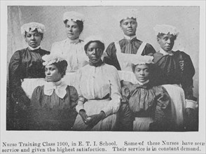 Nurse Training class 1900, in E. T. I. School, 1903. Creator: Unknown.