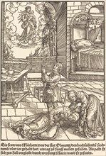 Ein frau aus Marhern ..., c. 1503. Creator: Master of the Legend Scenes.