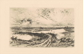 Sunrise?The Pond, Easthampton, Long Island, 1881. Creator: Thomas Moran.