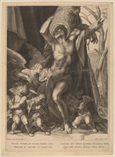 The Martyrdom of Saint Sebastian, c. 1620. Creator: Aegidius Sadeler II.