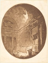Interior of a Roman Villa, 1765. Creator: Jean Claude Richard Saint-Non.