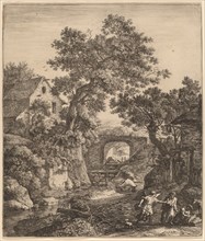 Landscape with the Circumcision of Moses' Son. Creator: Anthonie Waterloo.