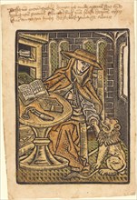 Saint Jerome, c. 1470. Creator: Master of the Aachen Madonna, Workshop of.